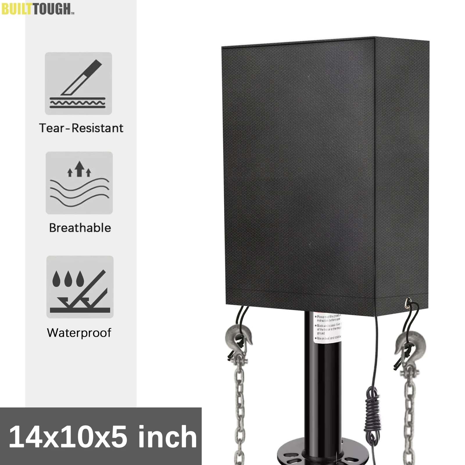 العالمي قافلة وصلة غطاء وصلة مقطورة الكهربائية اللسان جاك غطاء مقاوم للماء وصلة السحب غطاء قافلة اللسان جاك حامي #1