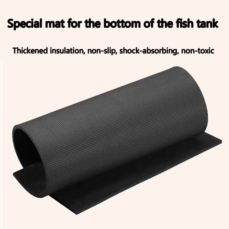 Thickened Fish Tank Mat, Aquarium Soft Pad, Non-Slip Load-Bearing Base, Insulated Base, Shock-Absorbing and Noise-Reducing Cushi