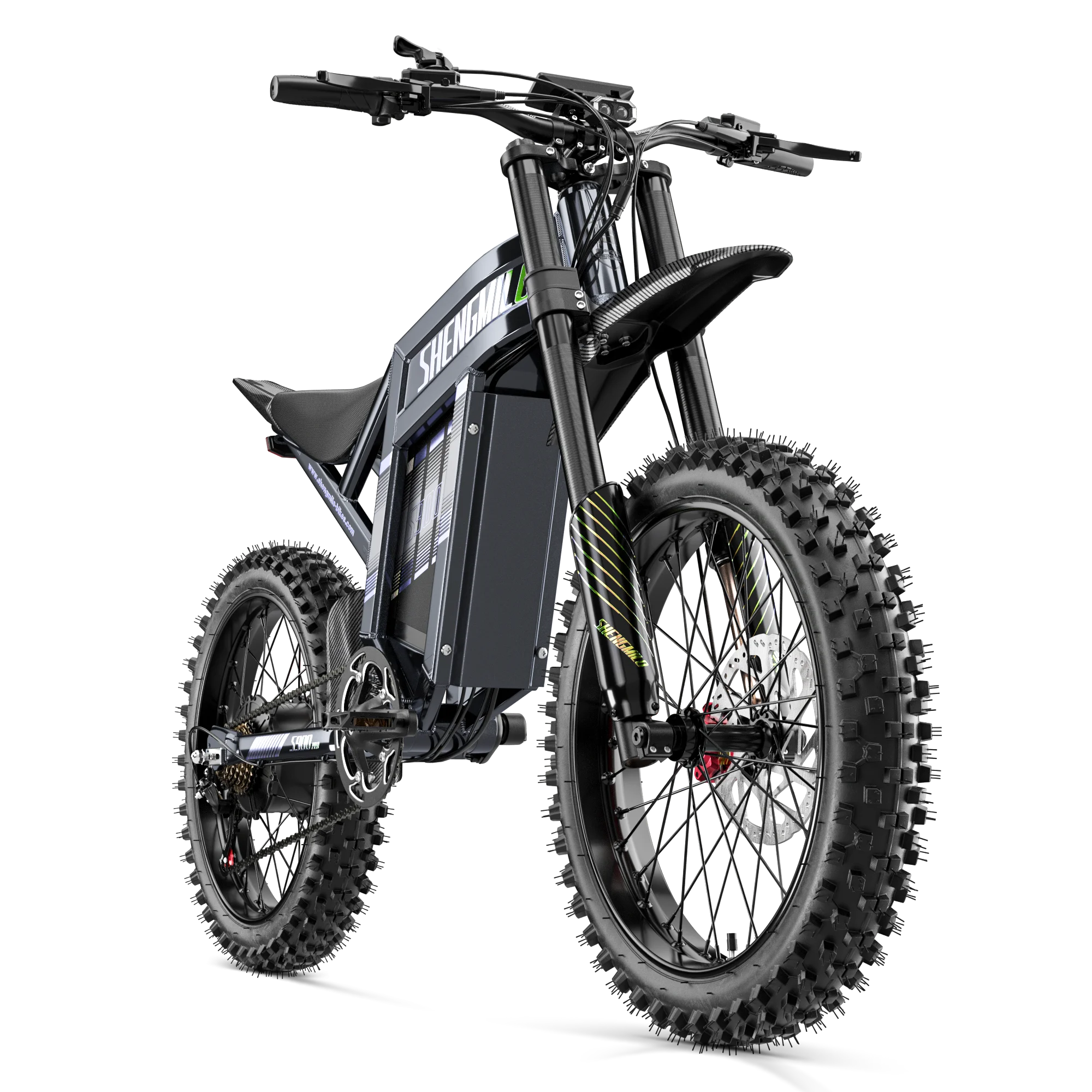 Shengmilo S900 Pro, elektrische fiets, 60V35Ah-accu, elektrische offroadfiets, elektrische fiets met 19*2,75 inch brede banden, elektrische mountainbike, elektrische fietsen voor volwassenen.