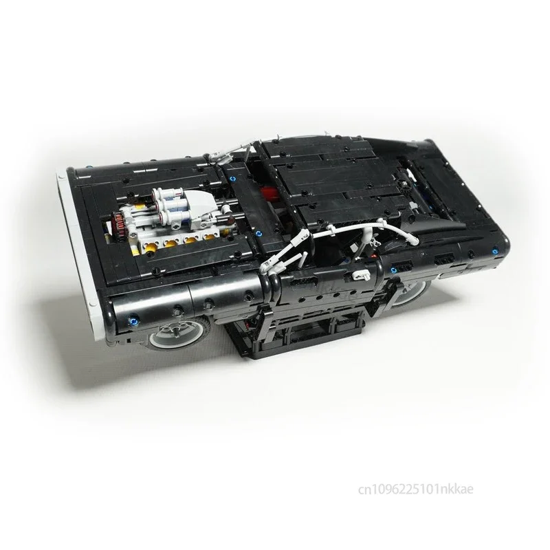 Novo suporte técnico personalizado para carro, para 42096 42115 42125 42143 42083 escala 1:8 e 1:10, blocos de construção, suporte diy, tijolos, brinquedo de presente