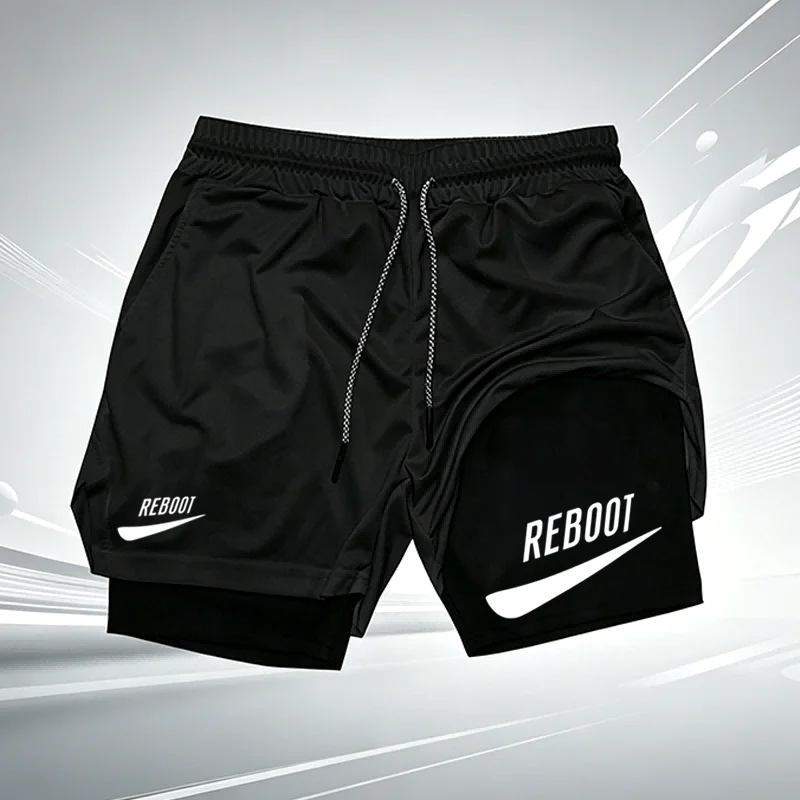 Compression Shorts Athletes - Shorts de Corrida 2 em 1