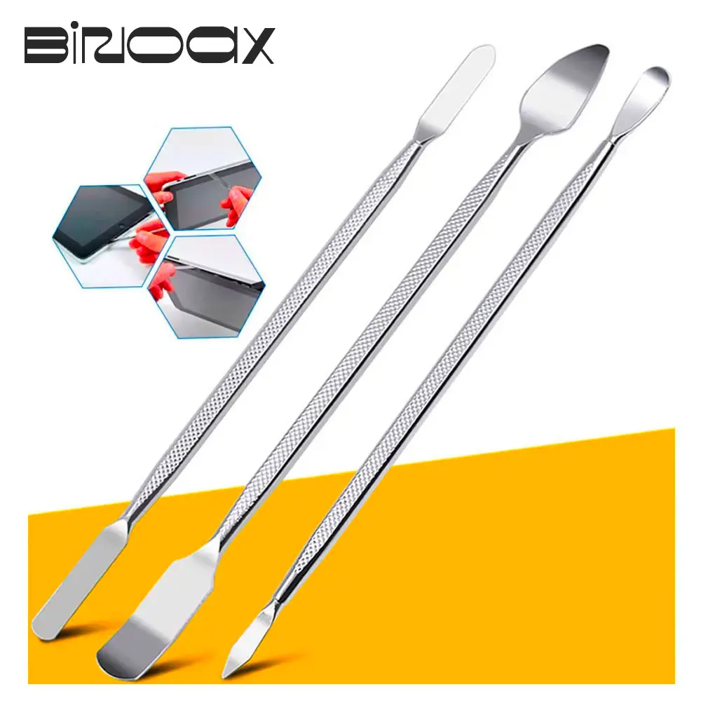 

Binoax 3pcs Universal Mobile Phone Repair Opening Tool Metal Disassemble Crowbar Metal Steel Pry Phone Hand Tool Set