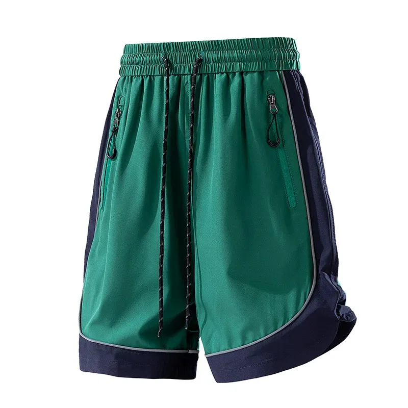

Men's Drawstring Waistband Loose Fit Shorts Elastic Waist Sports Shorts Men Casual Elastic Running Gym Sports Men's Shorts 6656