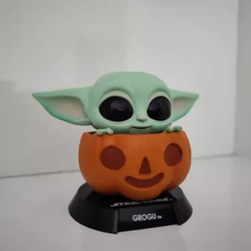 Pre-sale Hot Toys Mandalorian Pumpkin Gugu Yoda Cosbaby(s) Mini Collection Action Figure Toy Collect Decor Model Gift For Friend