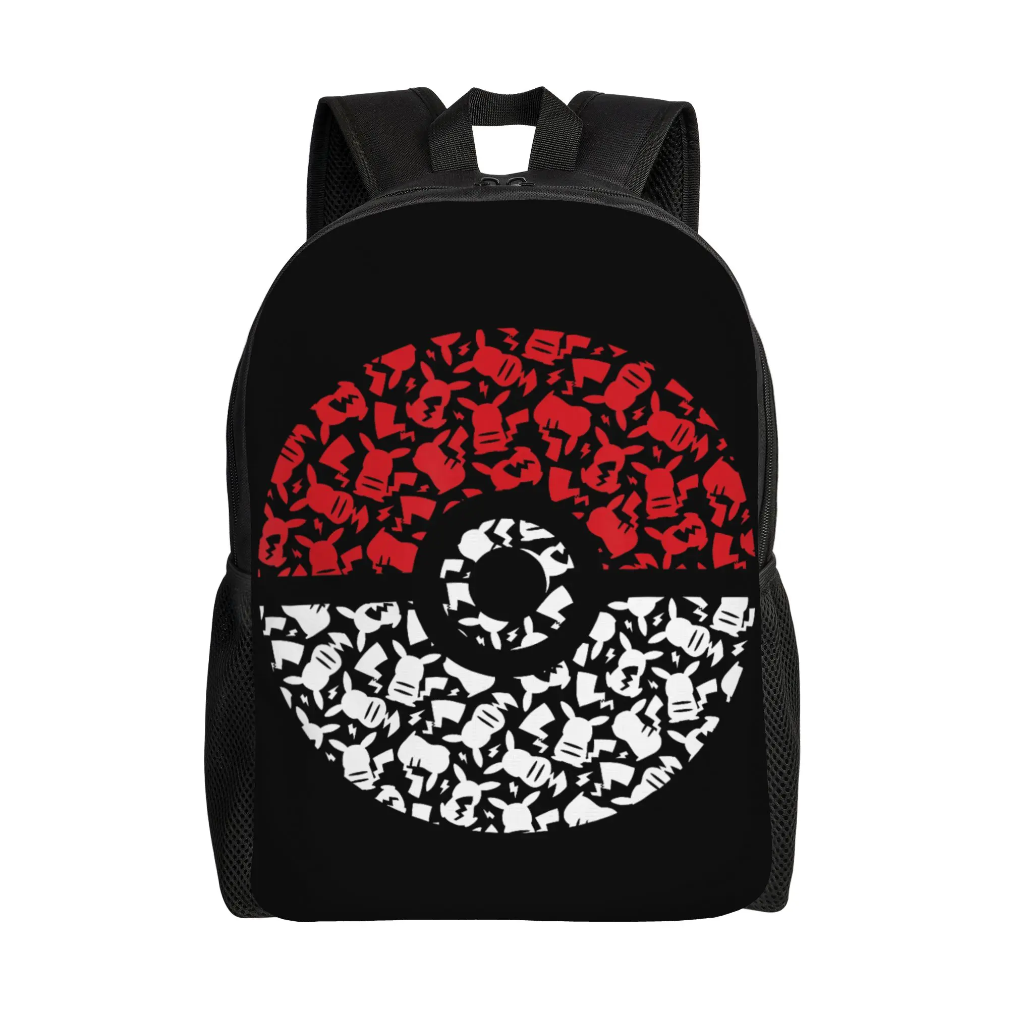 

Bandai backpacks Pokemon Unisex Adult Pikachu Pokeball Pattern Daypack mochila Travel Large Capacity Rucksack