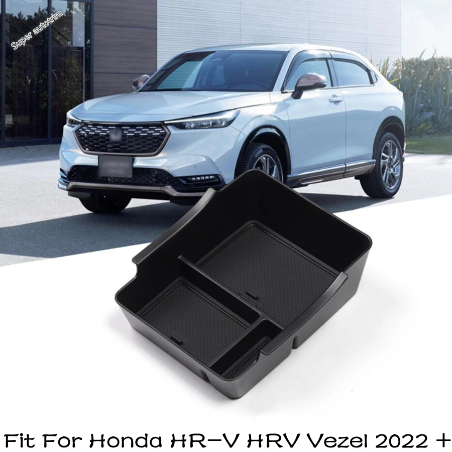 

Central Console Armrest Storage Box Organizer Container Phone Holder Tray Accessories Interior Fit For Honda HR-V HRV Vezel 2022