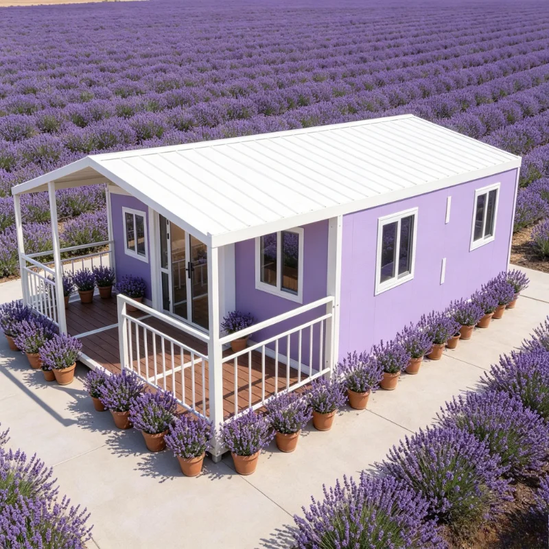 Customized Prefabricated Container House Mobile Home Detachable Container House Modular Back Yard Tiny House Container 40ft 20ft