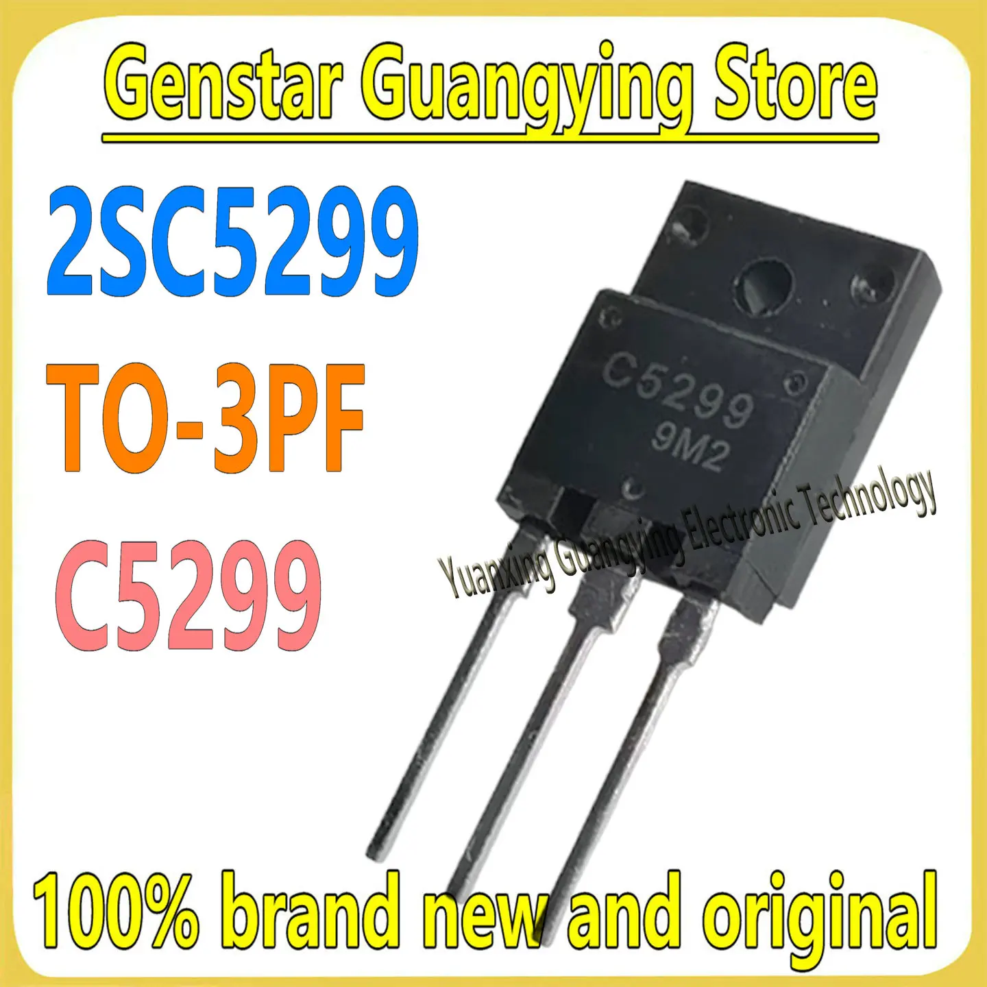 (2-10 pieces) 2SC5299 C5299 TO-3PF 1500V 10A High-Power Colour Television Horizontal Tube 100% Brand New