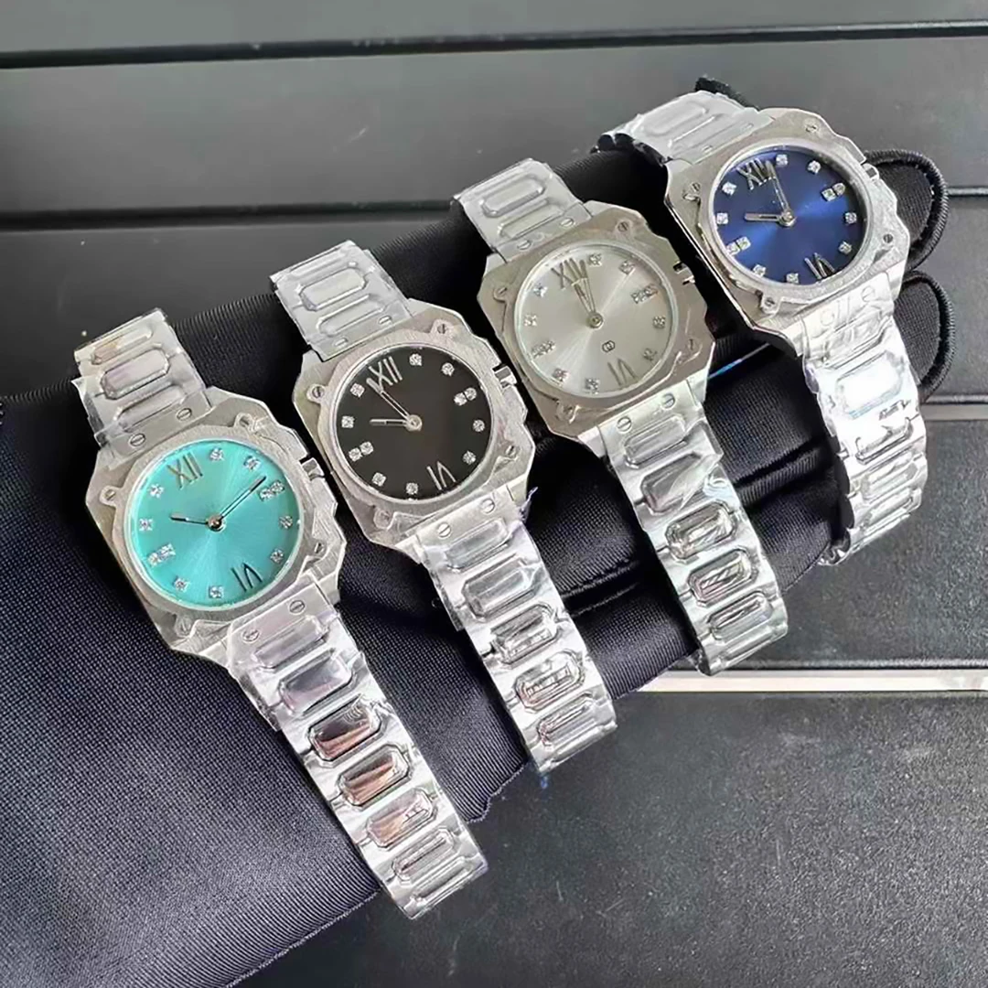 Модные брендовые наручные часы для женщин и девочек в стиле бриллиантов 30 мм, высококачественные японские кварцевые часы со стальным ремешком, роскошные часы GC48