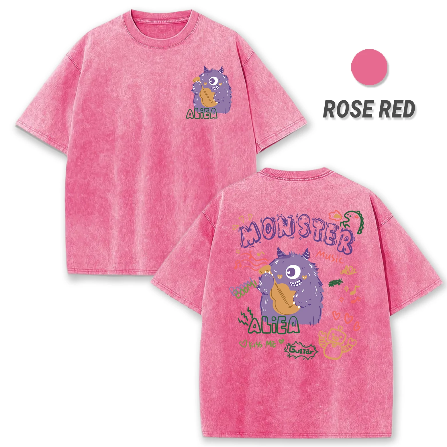 

Фиолетовая плюшевая мужская футболка с принтом одного глаза монстра, хлопковые летние футболки, универсальная свободная уличная одежда, мягкая повседневная одежда