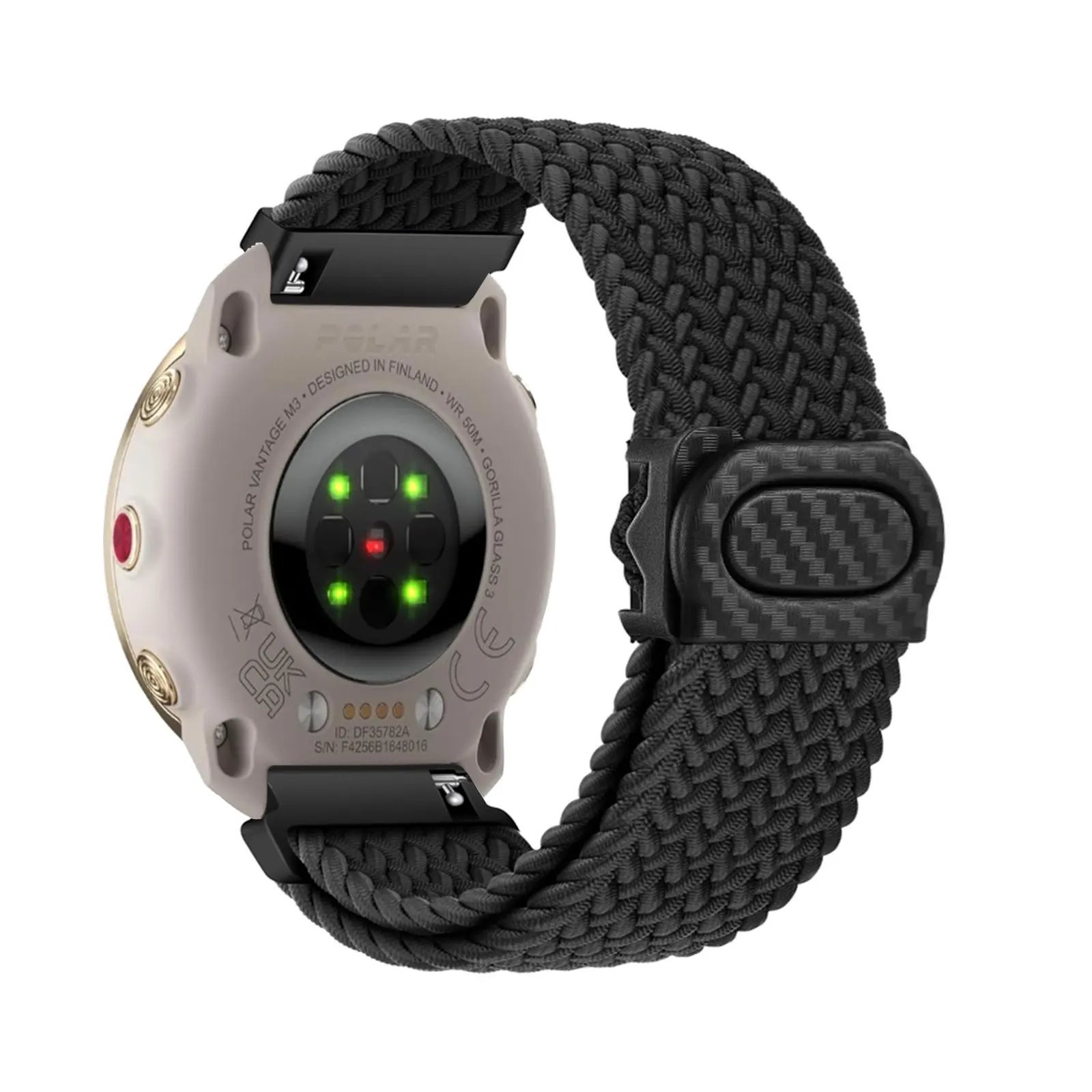 

Эластичные нейлоновые ленты для браслета Polar Vantage M3, регулируемый нейлоновый ремешок с пластиковой пряжкой