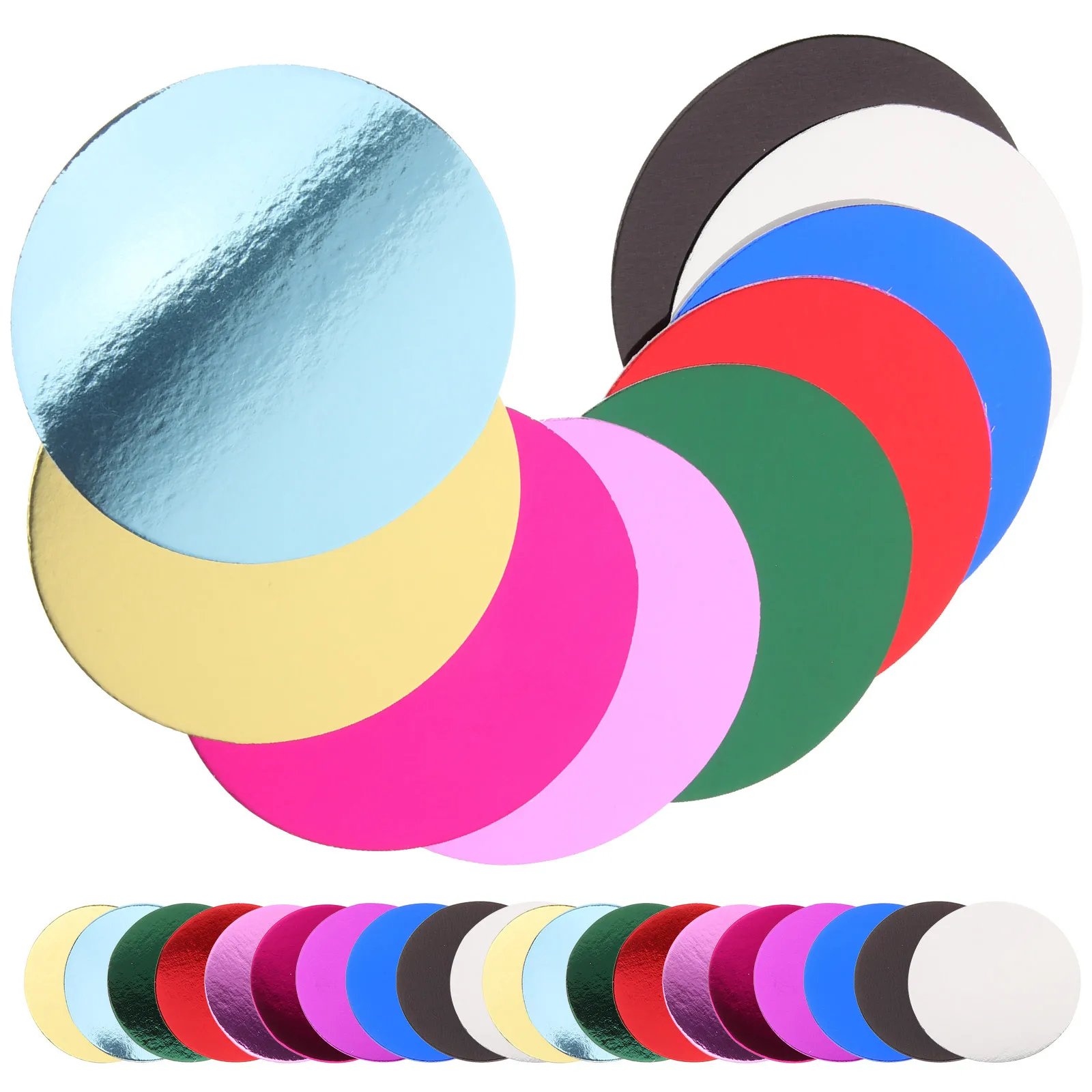 30 ورقة ملونة مستديرة على شكل قلب من ورق الحرف DIY مجموعة قطع الورق للبالغين مجموعة فنية قابلة للطي مثالية للمدرسة المنزلية #3