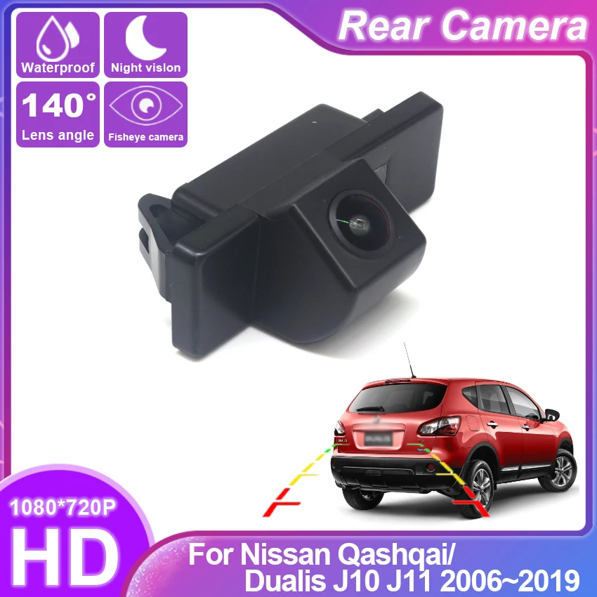 

CCD HD Fisheye Rear View Camera For Nissan Qashqai/Dualis J10 J11 2006~2019 Car Backup Reverse Parking Monitor Night Vision