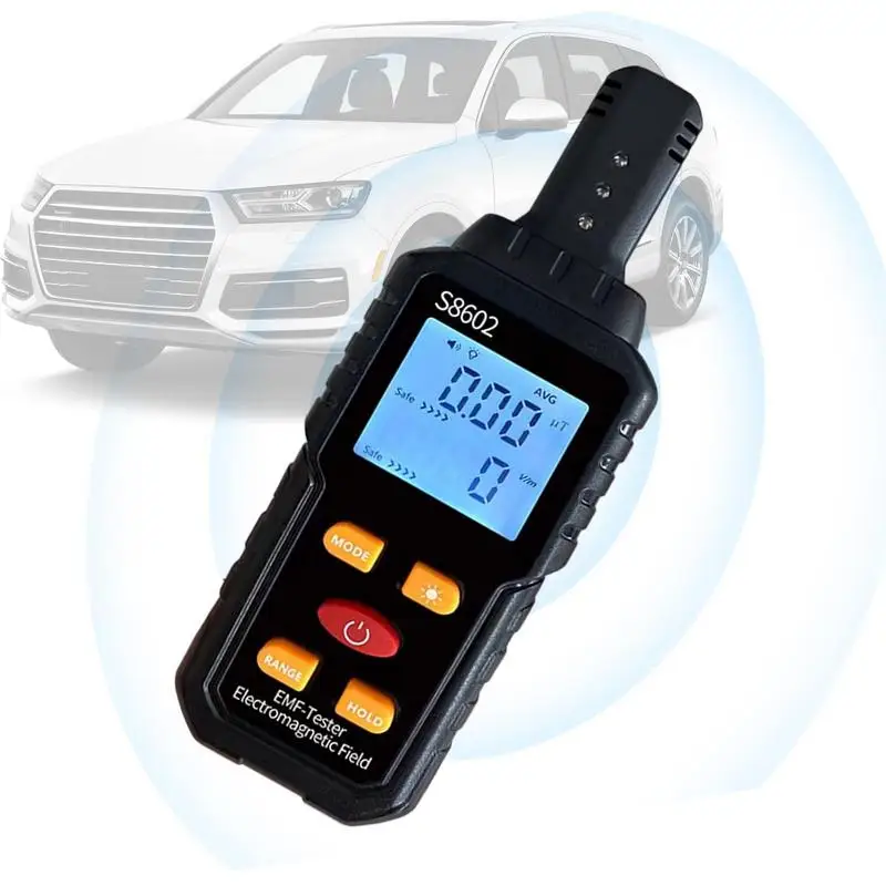 3-in-1 EMF Meter Professional Electromagnetic Field Radiation Detector Handheld Radiator Electric Magnetic Dosimeter