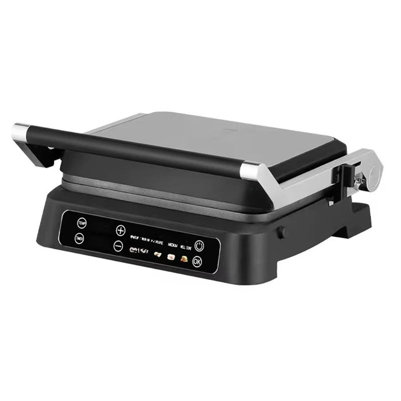 180 degree open non-stick electric frying pan removable plate sandwich machine