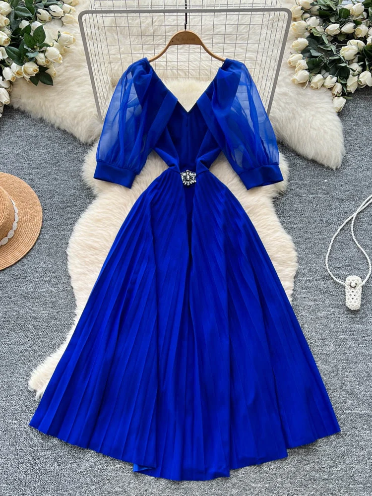 Blue V-Ne Tulle Spl… - image