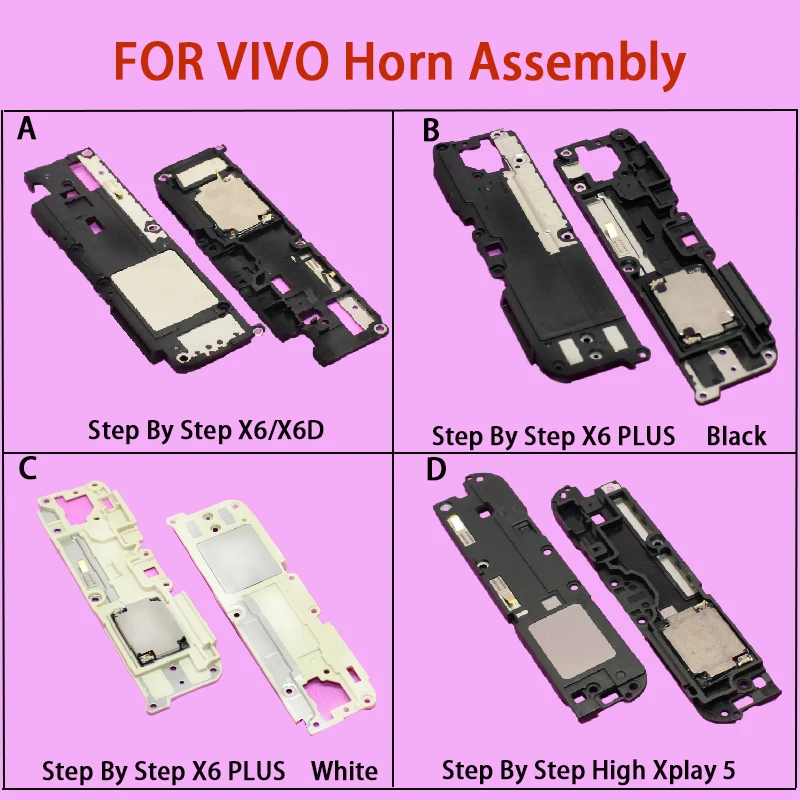 YUXI 1Piece For VIVO Step By Step X6 X6D/X6 PLUS Black/X6 PLUS White/Xplay 5 Speaker Assembly Speaker Replacement Parts