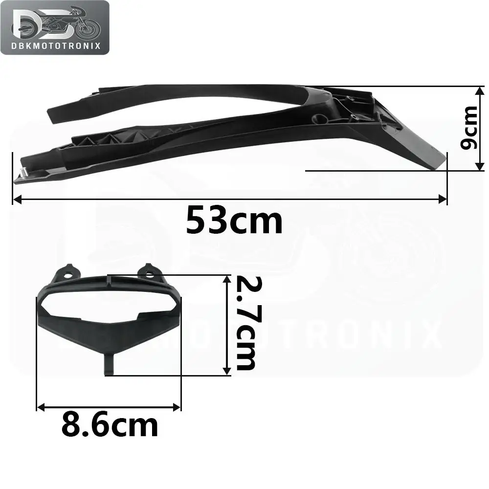 Motorcycle Tail Light LED Taillight Assy Rear Fender  Bracket License Plate Holder For GASGAS EC 250 300 250F 350F 2021-2023 view 4