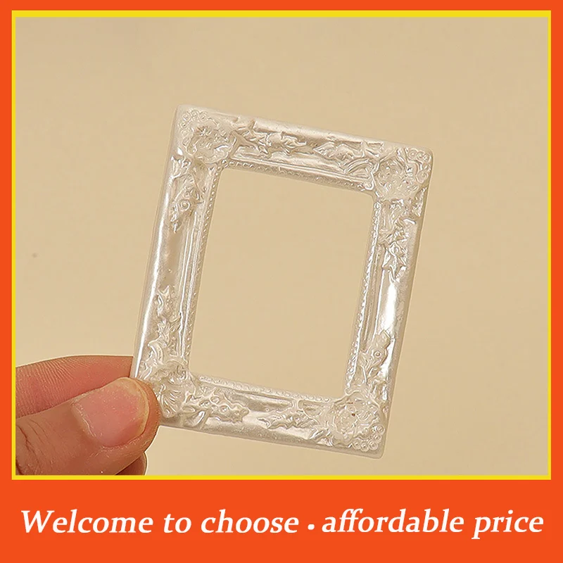 *1pc Resin 1:12Dollhouse Miniature Photo Frames Oil Painting Frame Mural Frame Home Model Decor Toy Doll House Accessories