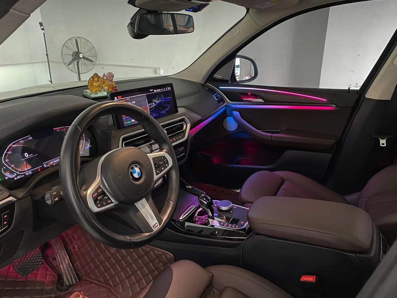 RGB Car Ambient Light Interior Atmosphere Lamp Fit For BMW X3X4 2011-2022 G01G08 High Quality Decorative Light Factory Wholesale