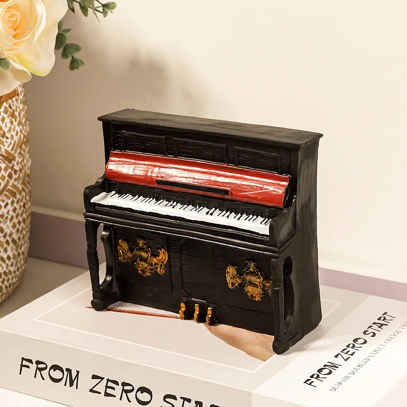 

American piano ornaments mini musical instrument model room bedroom tabletop ornaments home office decoration birthday gifts