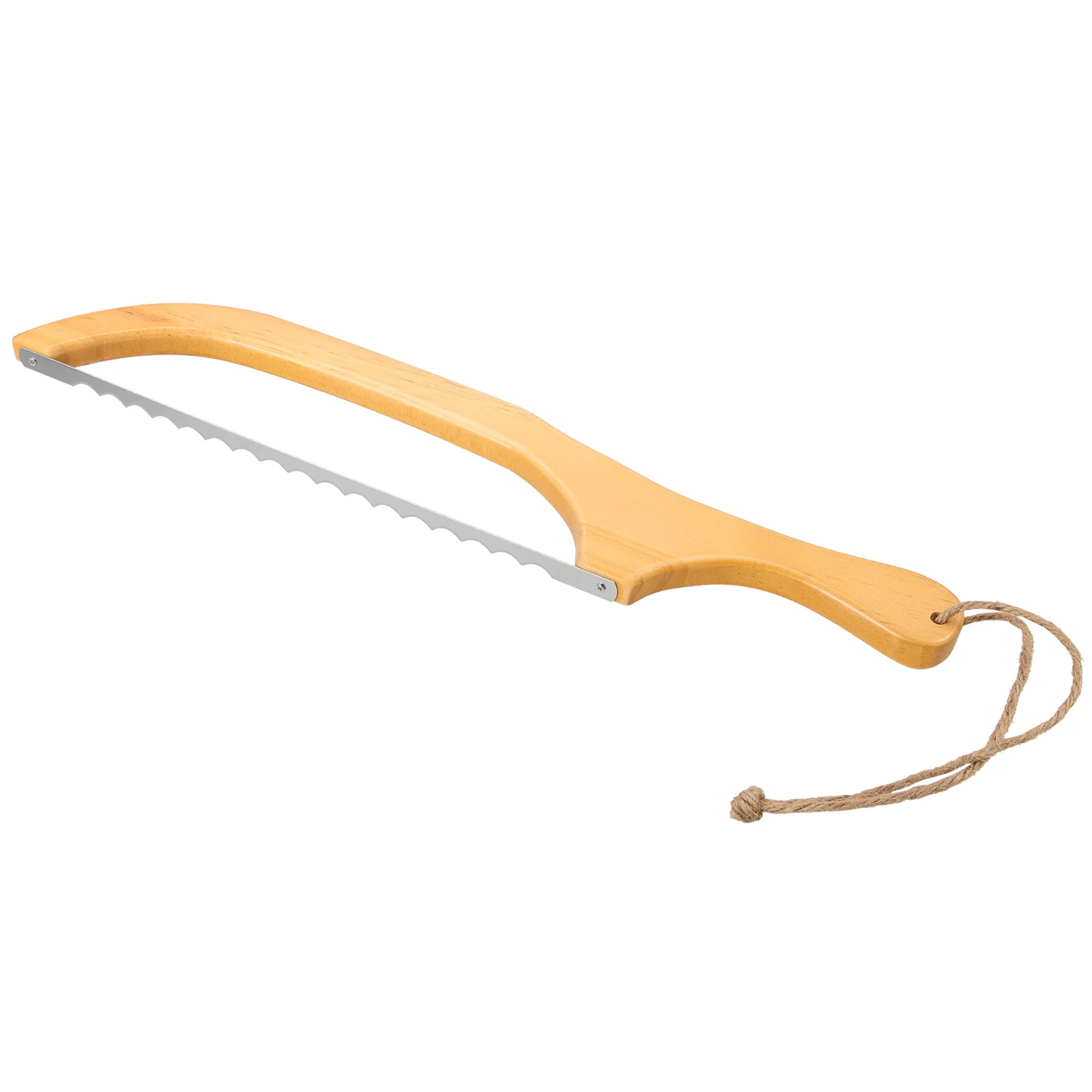 Pisau Pengiris Roti 40X7Cm Pegangan Kayu Baja Tahan Karat Alat Kue Roti Penyebar Roti Peralatan Dapur Rumah Roti