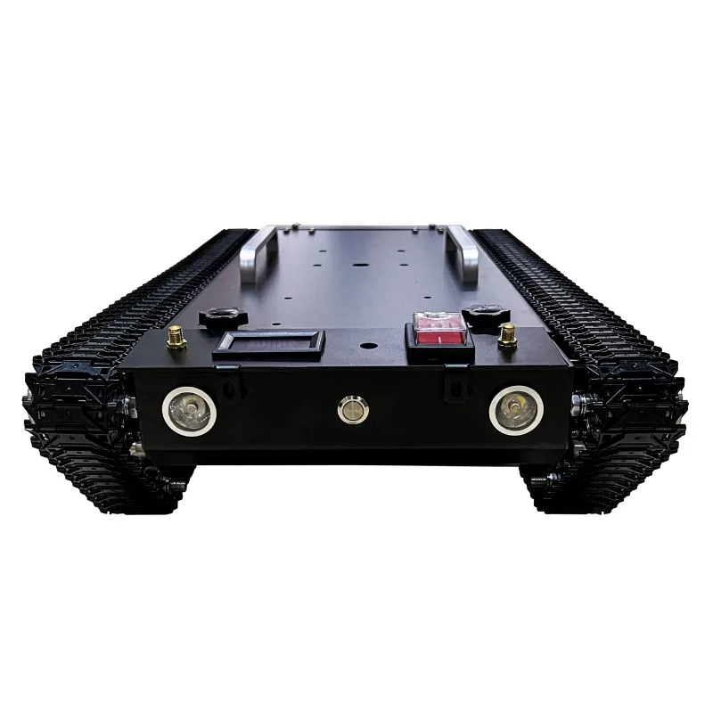 WT-600 Metal Tank Chassis All Steel Structure 30KG Load Obstacle-surmounting Tank RC Robot Control Platform Smart Robot Base