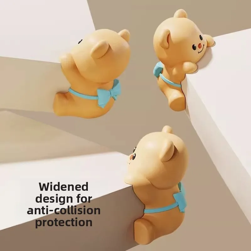 

Защитный уголок Cream Bear, милый защитный элемент для края стола, противоударная подушка для мебели, дверей и углов шкафов