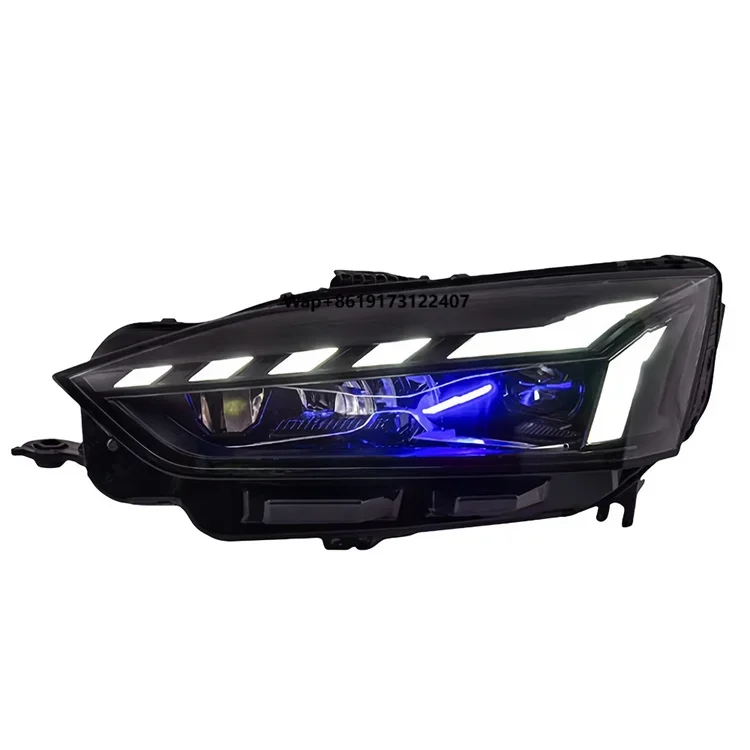 Veidt Suitable for 2017-2024 A5 Modified RS Style LED Daytime Running Lights Flowing Turn Signal Lens Headlight Assembly