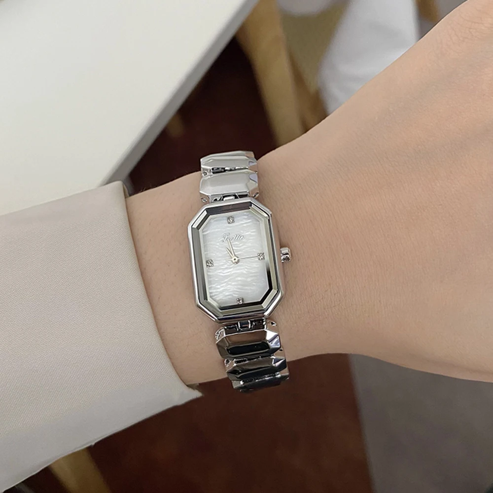 Fashion Personality Temperament Square chain Quartz watch For women girl Bracelet watch Jewelry accessories