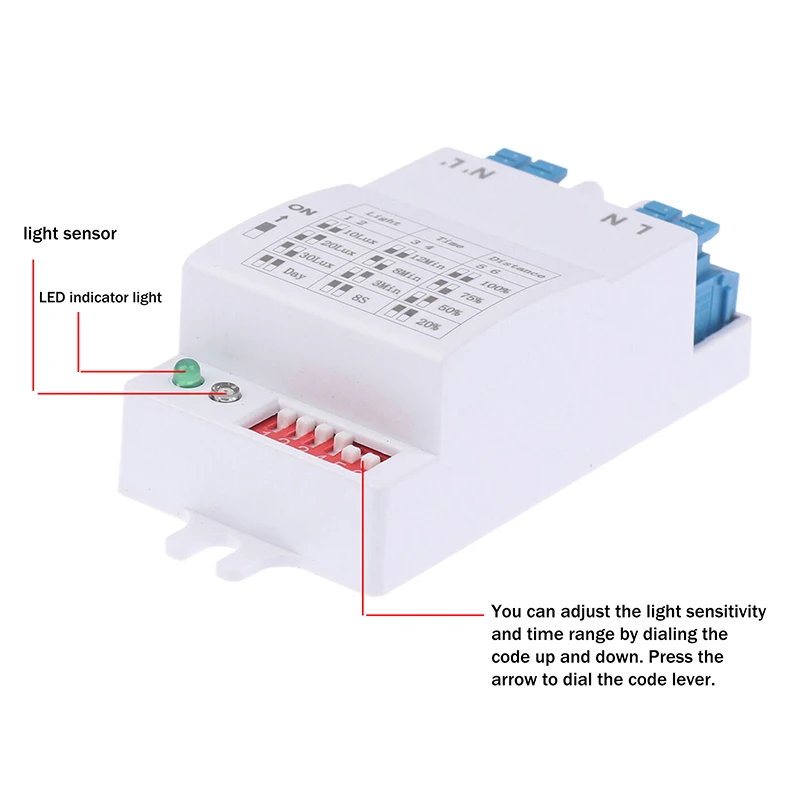 

1/2Pcs 5.8GHz Microwave Radar Sensor Switch LED Light Sensor Switch Module Multi-Adjustment Body Motion Detector