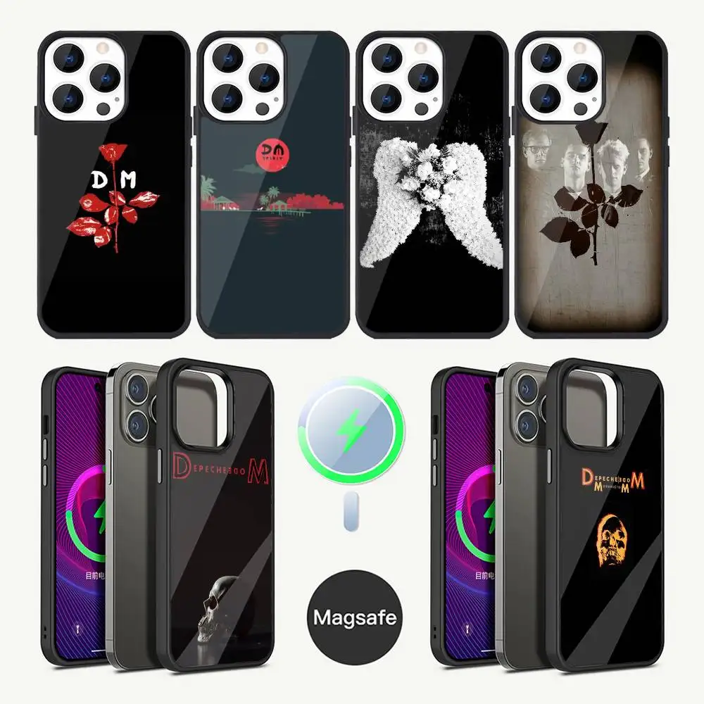 

D-Depeche Mode Phone Case For iPhone 16,15,14,13,12,11,Plus,Pro,Max Mini Magsafe Magnetic Wireless Charging