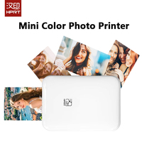 HPRT MT53 Portable Mini Color Photo Printer Thermal Printer Handheld Pocket Printing 2x3 Inch Sticker Paper Storage Album 2025