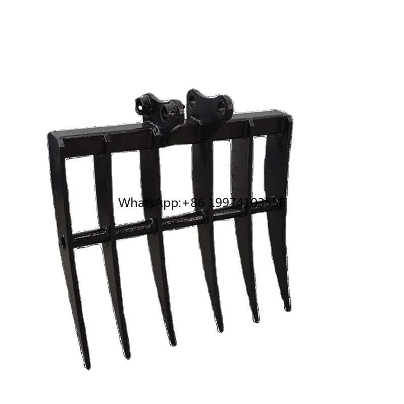 Hot Sale China Factory High Quality Construction Machinery Excavator Bucket Attachments Excavator Rake