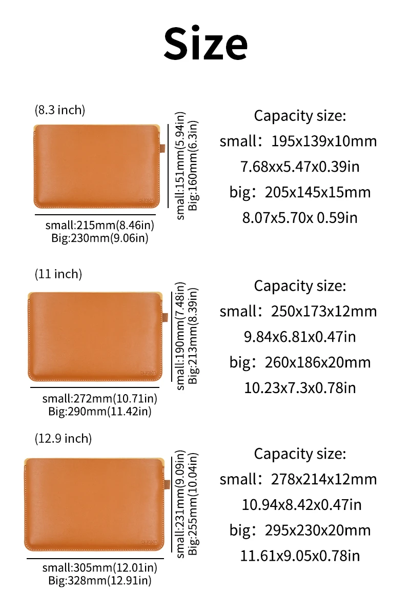 Slim Tablet Case Protective Cover 8.3/11/12.9 Inch Bag Lightweight Design For iPad mini Air 10.9 Pro 13