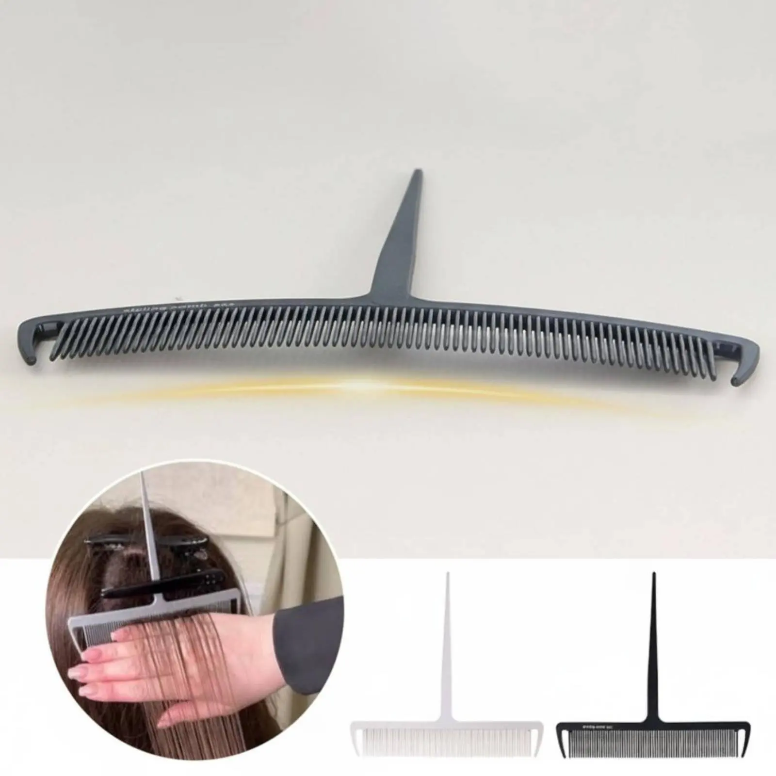 Balayage Comb Fine Tines Curved Balayage Comb Multi-Functional Sturdy Material for DIY Hobbyists