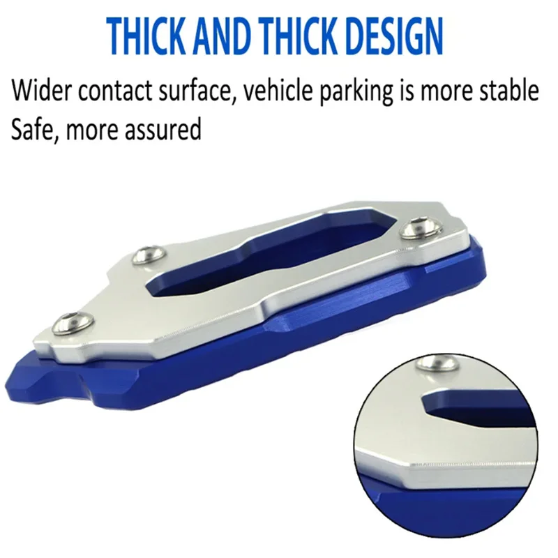 For BMW R 1250 GS Adventure R 1250GS Adv Rally R1200 GS Adventure 2018-2023 Motorcycle Kickstand Foot Side Stand Enlarge Support view 3