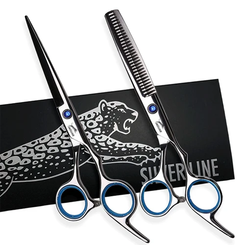 Tijeras de peluquero de 5,5 y 6 pulgadas, herramientas para tienda, tijeras de peluquería, juego profesional de corte de pelo de alta calidad, tijeras de salón