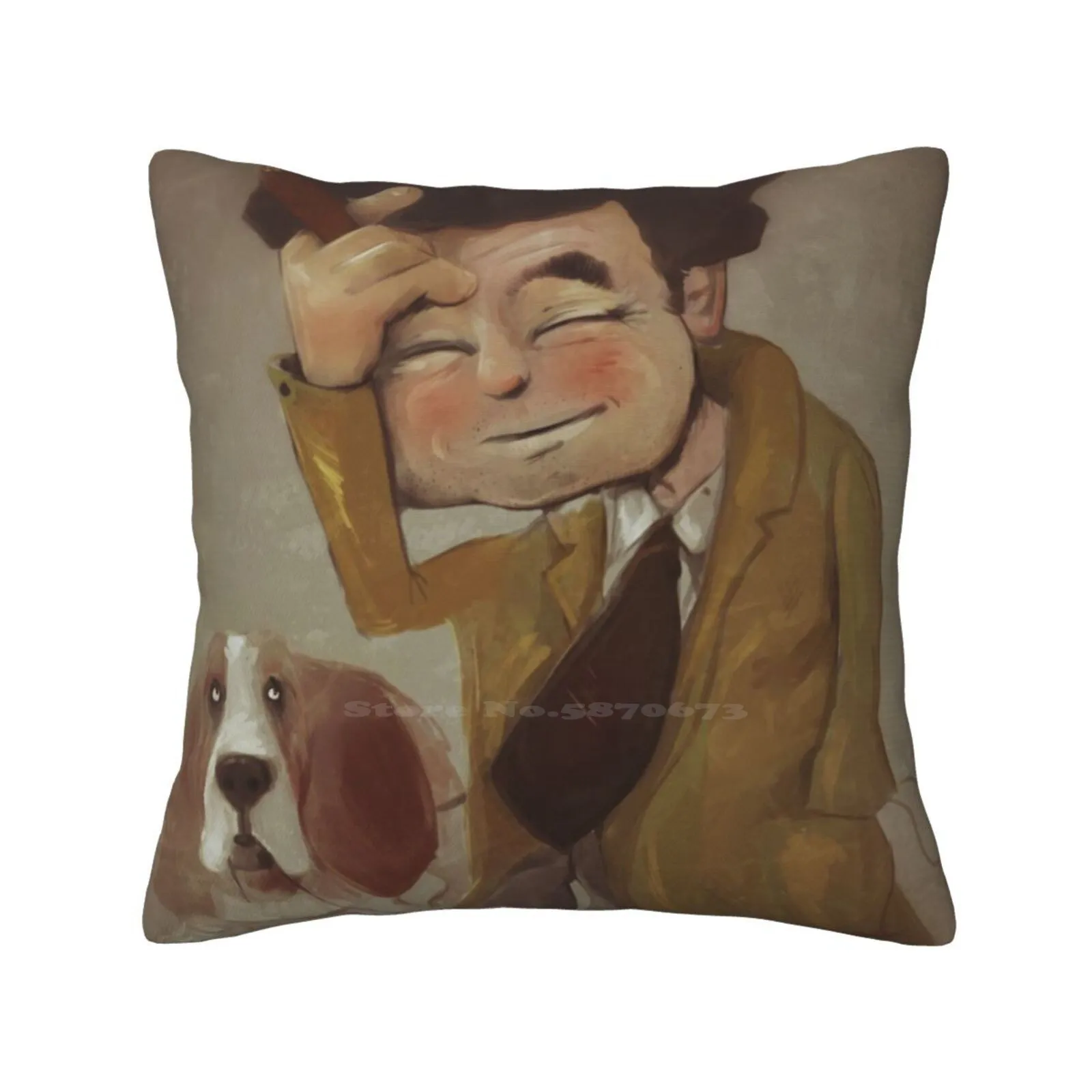 One Last Thing Home Sofa Car Cushion Cover Pillowcase Columbo Classic Peter Faulk