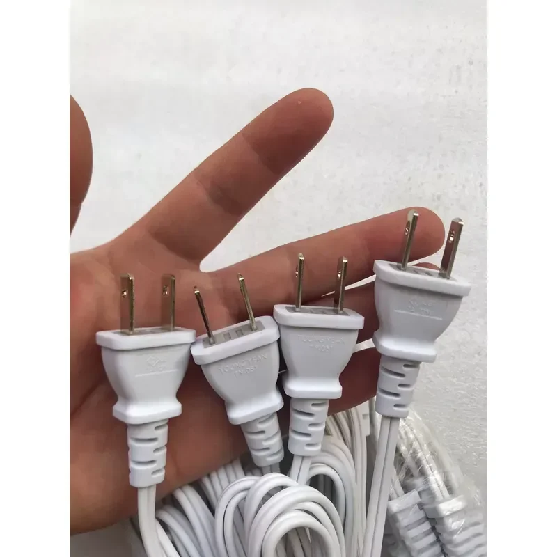 for JET Electric Creative Tools 2x0.75mm Square Single Head Power Cord US Standard Two Prong Plug Imported from Japan