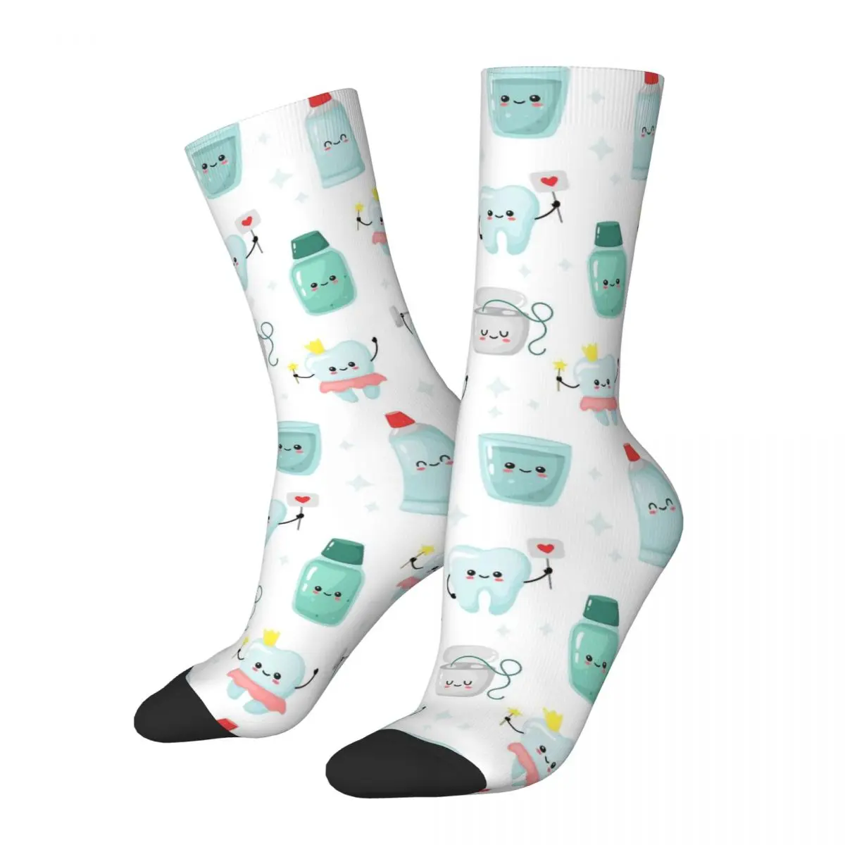 Teeth Baby Men and Women printing Socks,lovely Applicable throughout the year Dressing Gift