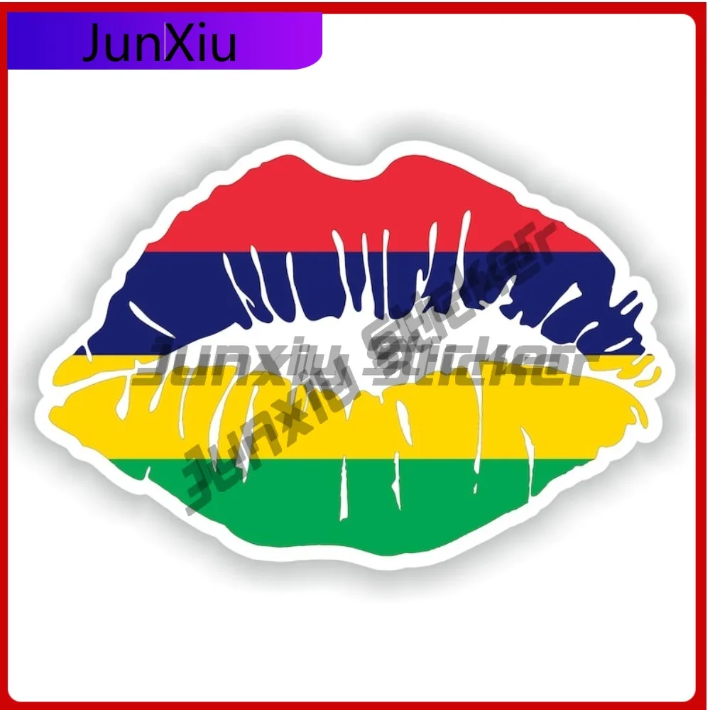 

Mauritius Flag Lips Sticker Travel Vacation Decals Accessories Stickers And Decal Racing Decals Camper Rv Refit Stickers For Car