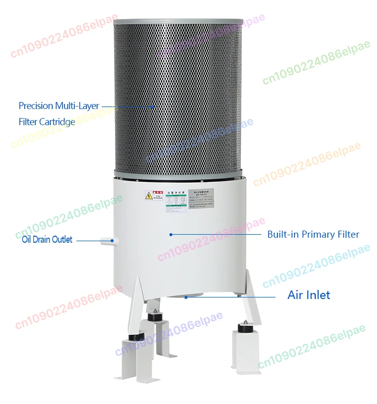 

Industrial Centrifugal Oil Mist Collector for CNC Machines - Fume Purification Filter