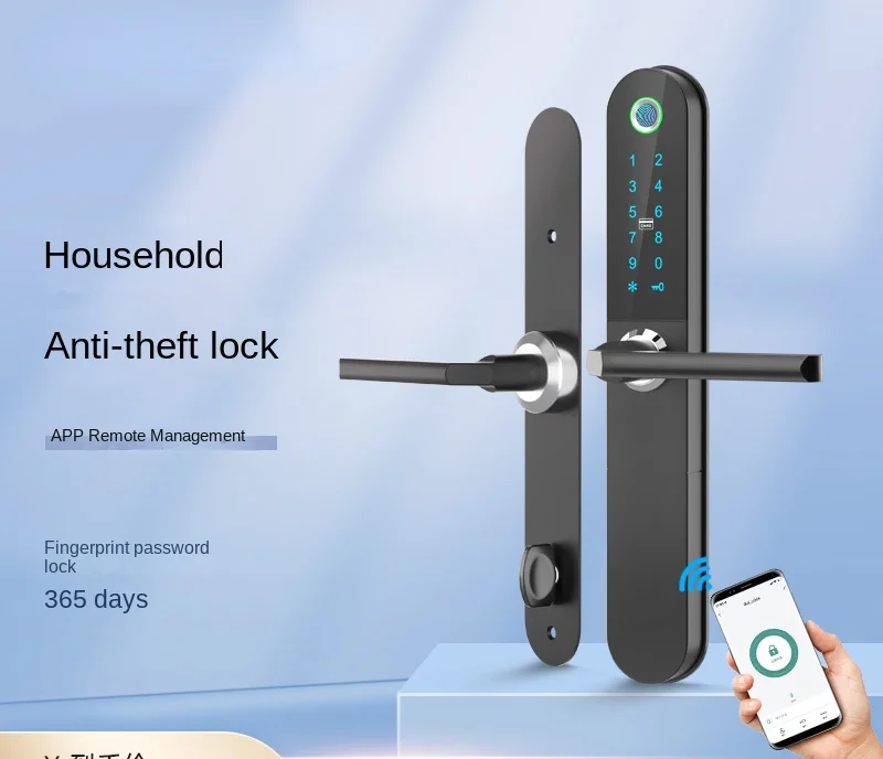 

88 fingerprint lock, anti-theft door lock, intelligent password , entrance door, electronic card swiping , household use