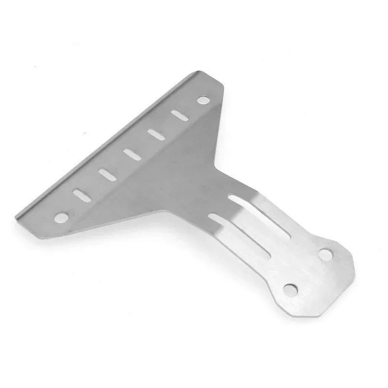 Protector de armadura de chasis delantero y trasero de acero inoxidable para Tamiya XV-02 Pro XV02 58707 1/10 RC, piezas mejoradas de coche