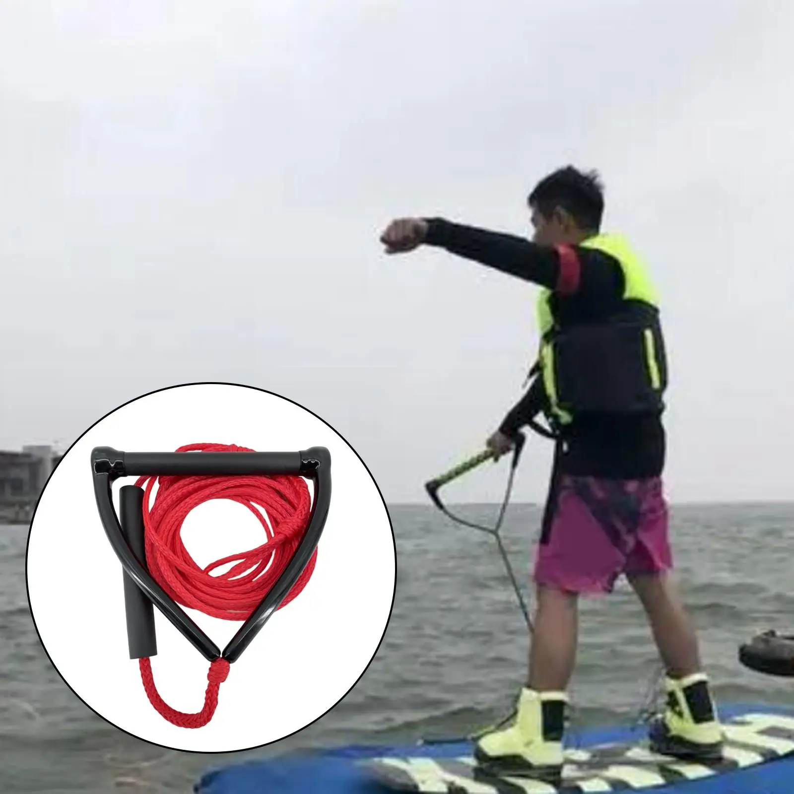 Water Ski Rope Multifunctional Heavy Duty Wakeboard Rope for Kneeboard