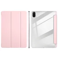 Funda trasera transparente acrílica dura para Honor Pad X8a, Funda para tableta con soporte triple de 11 pulgadas y portalápices para Funda Honor Pad X8A