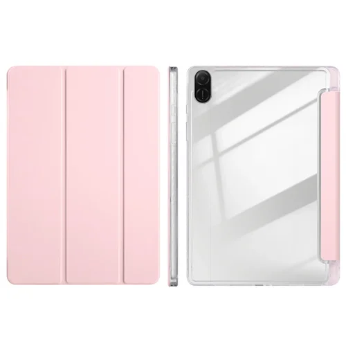 Imagen 1 del producto Funda trasera transparente acrílica dura para Honor Pad X8a, Funda para tableta con soporte triple de 11 pulgadas y portalápices para Funda Honor Pad X8A