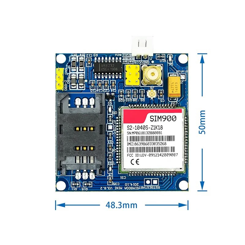 1~20Pcs SIM900A Module SMS Development Board GSM GPRS STM32 Wireless Data Transmission Exceeding TC35i