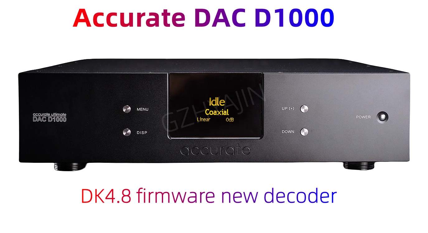 

Accurate DAC-D1000 DK4.8 firmware new decoder, DK decoder, R2R decoder, DSD decoder Rockna replica version